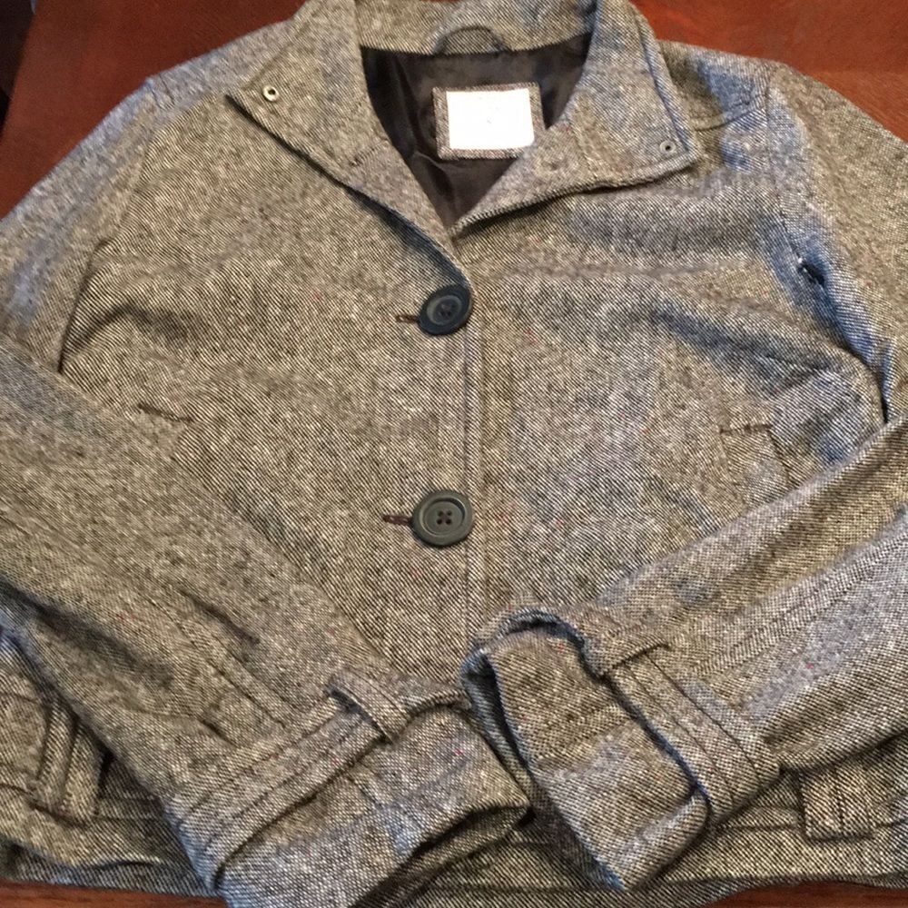 Women’s Medium Black/Gray Marbled Blazer - Picture 5 of 6